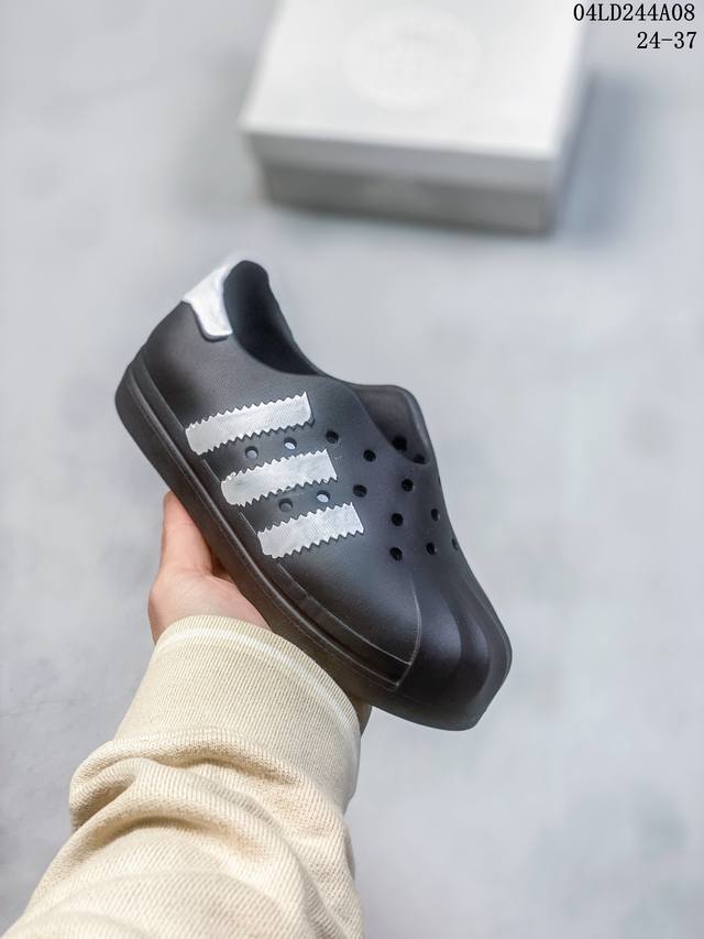 儿童 Adidas Originals Adifom Superstar360舒适耐磨轻便儿童凉鞋洞洞鞋 04Ld244A08