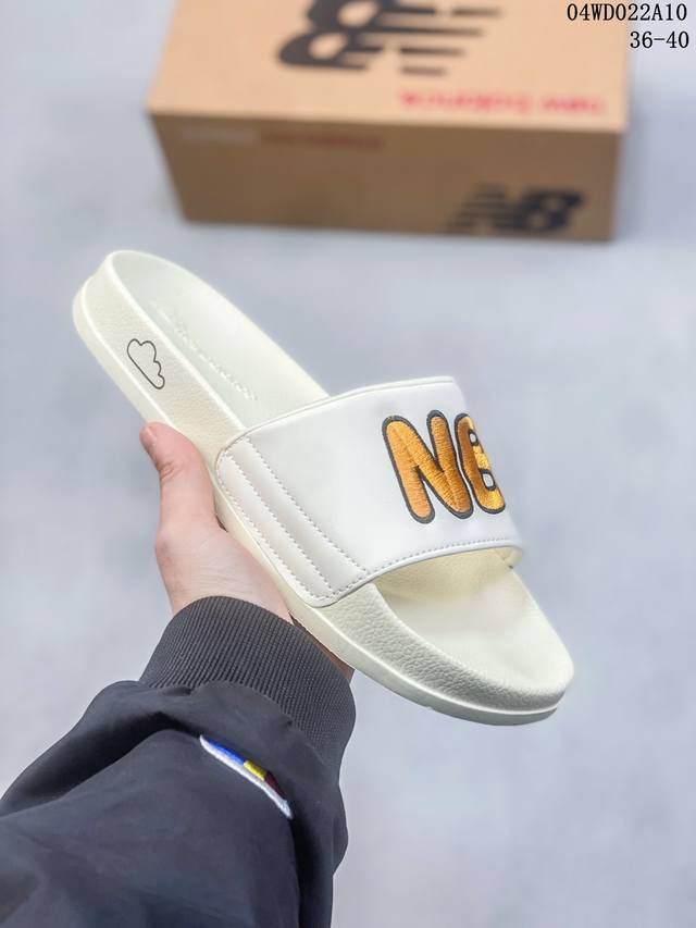 New Balance Nb男女鞋室内户外休闲软底凉拖鞋noritake联名尺码36-40 36-45 04Wd022A10