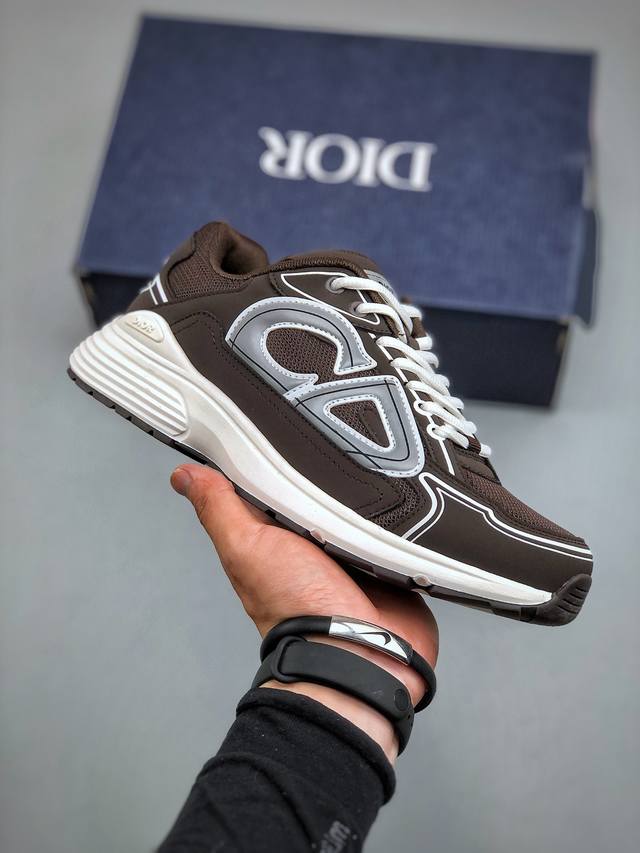 法国高奢时装品牌 迪奥 Dior B30 Low-To Sneaker B30系列低帮经典老爹风系带复古休闲运动慢跑鞋3Sn279Zrf_H900 尺码：40-