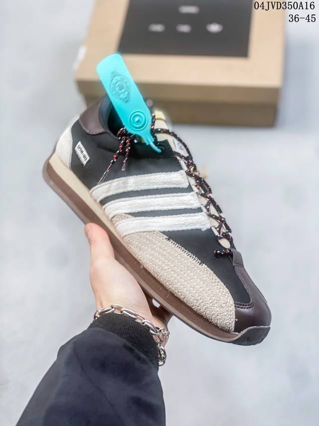 2024Song For The Mute X Adidas Originals Shadowturf003，复古拼色休闲鞋头层36-45 04Jvd350A1