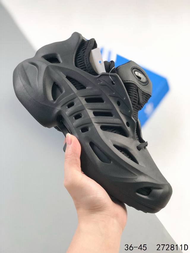 阿迪达斯 Adidas Adifom Climacool 镂空洞洞鞋 原盒真标 1:1高版本！后跟logo 磨具打磨，内侧有英文字母。环保颗粒、无毒无味、耐磨防