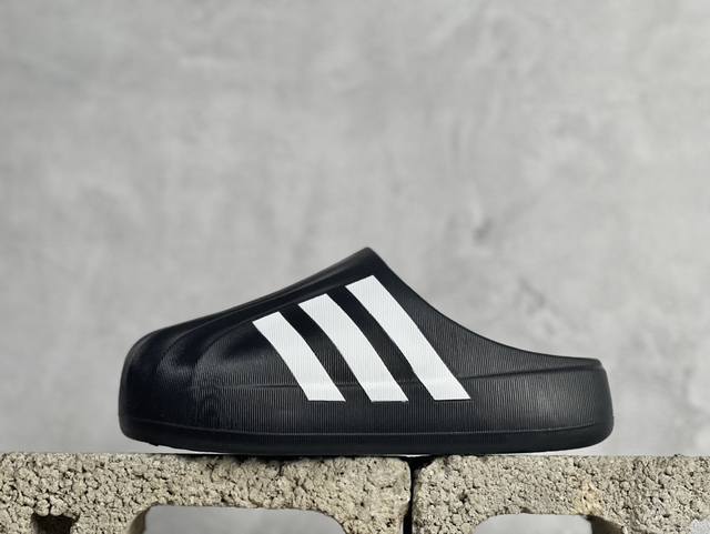 渠道版 Adidas Adiform Superstar 舒适 耐磨 包头拖鞋 男女同款 黑白 #独家原版原盒 原底原料 开模打造 #原厂织唛鞋标 高精密准度 - 点击图像关闭